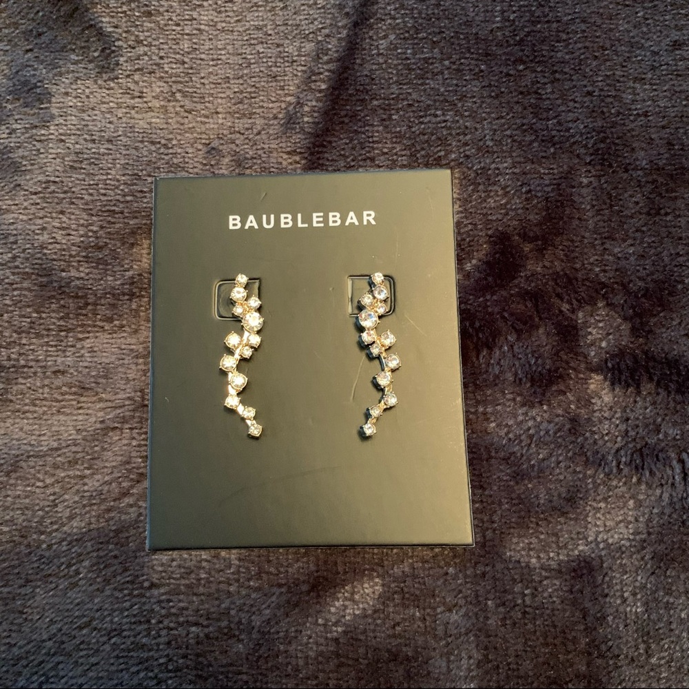 Bauble Bar rhinestone ear crawler NWT